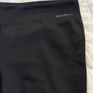 Eddie Bauer Woman’s Fleece lined Black Bottoms